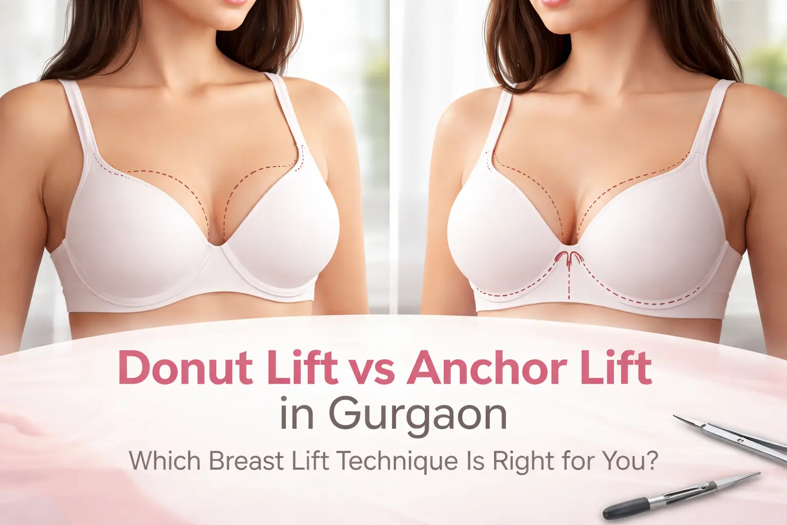 Donut Lift vs Anchor Lift in Gurgaon Which Breast Lift Technique Is Right for You