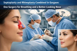 Septoplasty and Rhinoplasty Combined in Gurgaon One Surgery for Breathing and a Better-Looking Nose