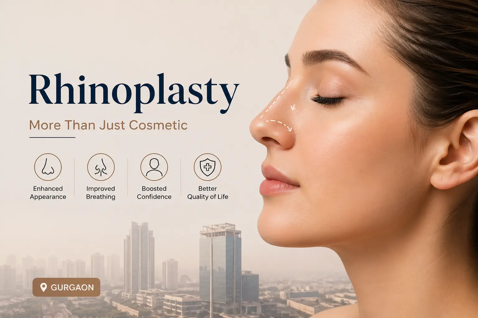 Rhinoplasty Surgery Gurgaon Benefits, More Than Just Cosmetic