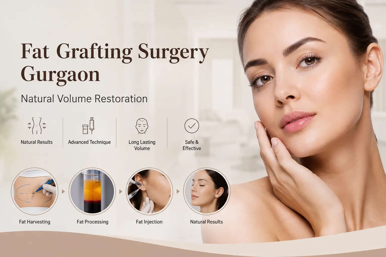 Fat Grafting Surgery Gurgaon Natural Volume Restoration, Procedure, Cost and Results