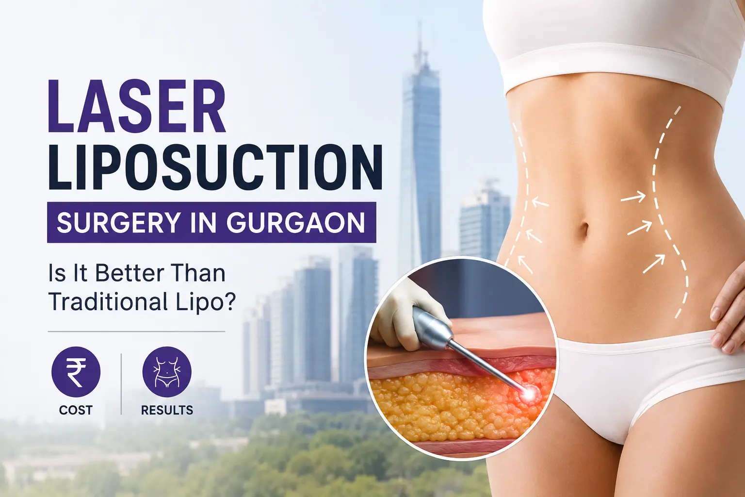 Laser Liposuction Surgery Gurgaon Is It Better Than Traditional Lipo Cost and Results