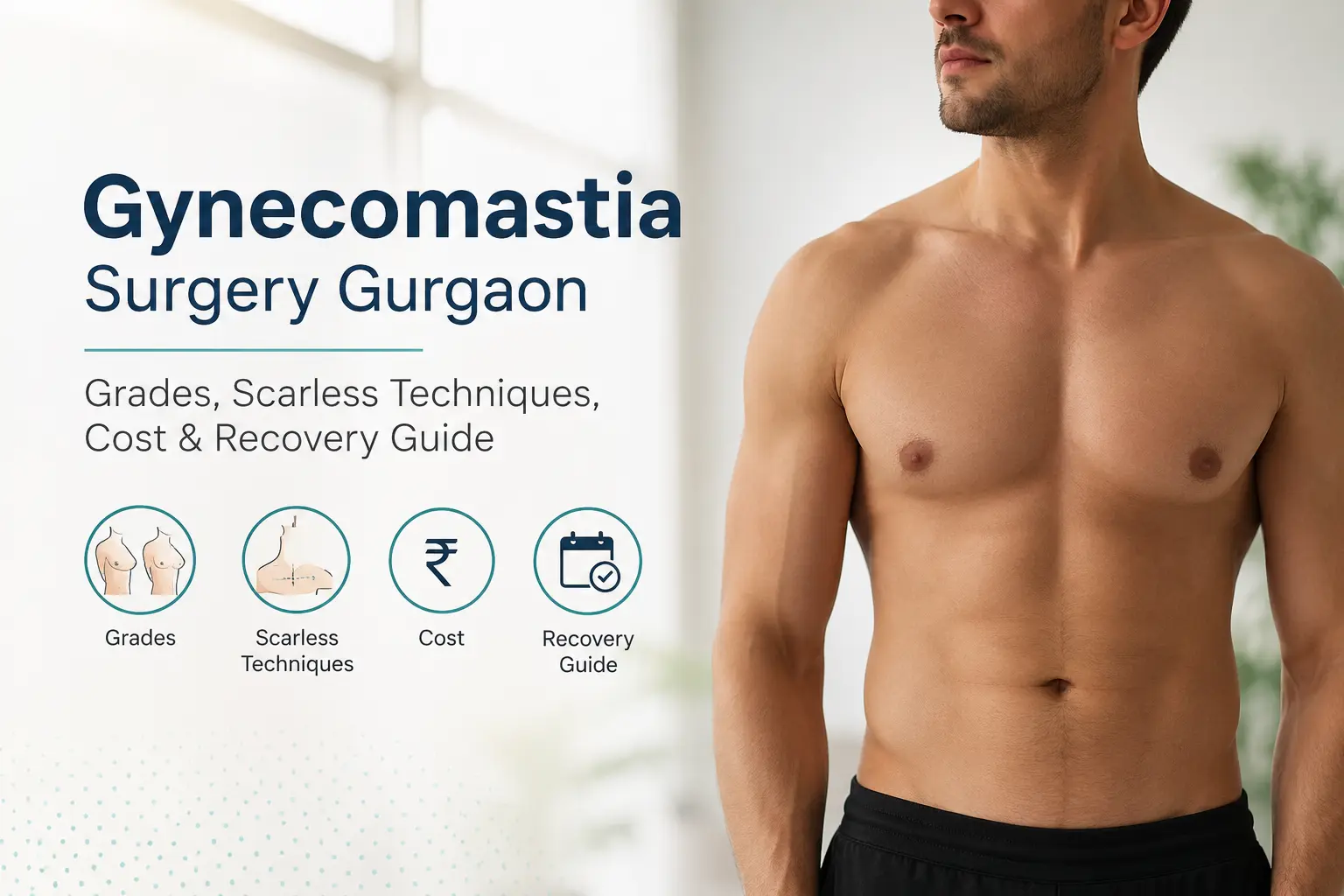 You are currently viewing Gynecomastia Surgery Gurgaon: Grades, Scarless Techniques, Cost and Recovery Guide