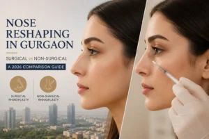 Nose Reshaping Surgery Gurgaon Surgical vs Non-Surgical Rhinoplasty, A 2026 Comparison Guide